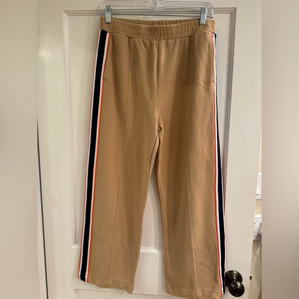 THE UPSIDE JUPITER TROUSER PANT in tan.
